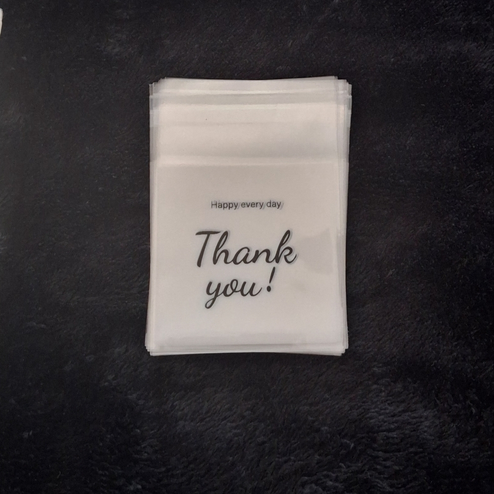 40ct. Large and Small Resealable Thank You Bags 20-3x4/20 2x3 - Picture 4 of 5